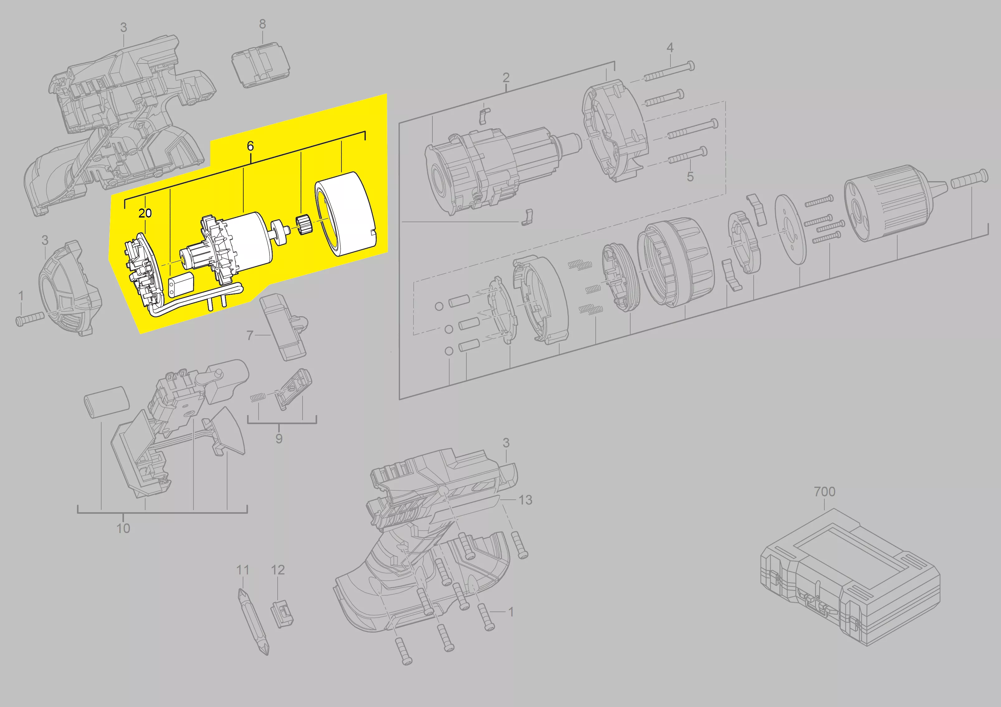 Moteur réf. 4931441348 AEG